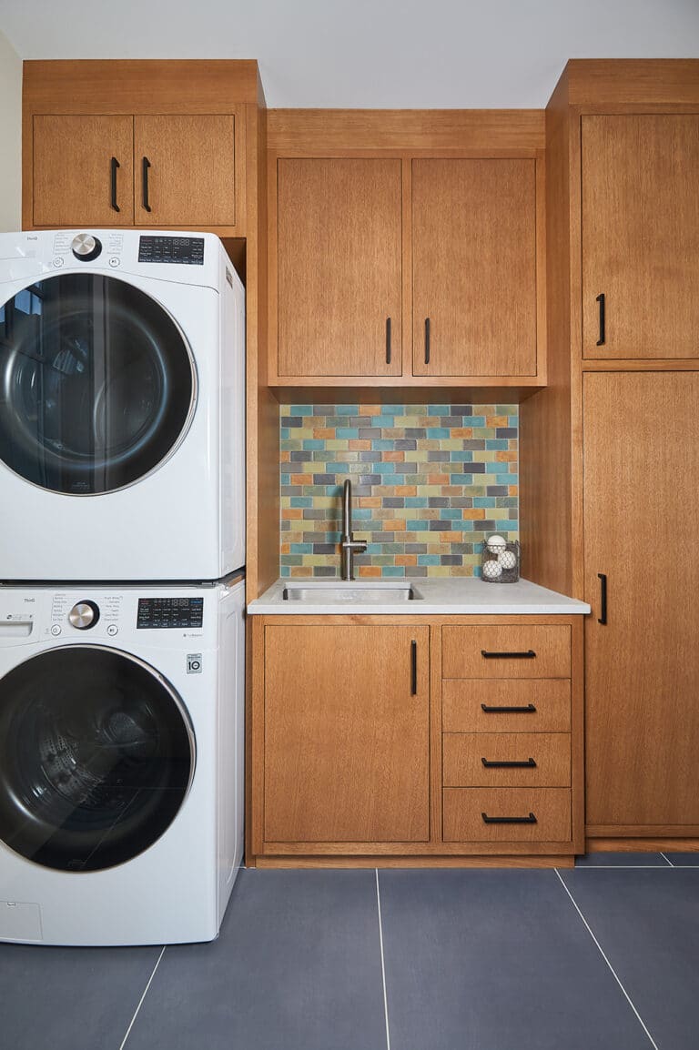 Vintage Lake House Laundry Room