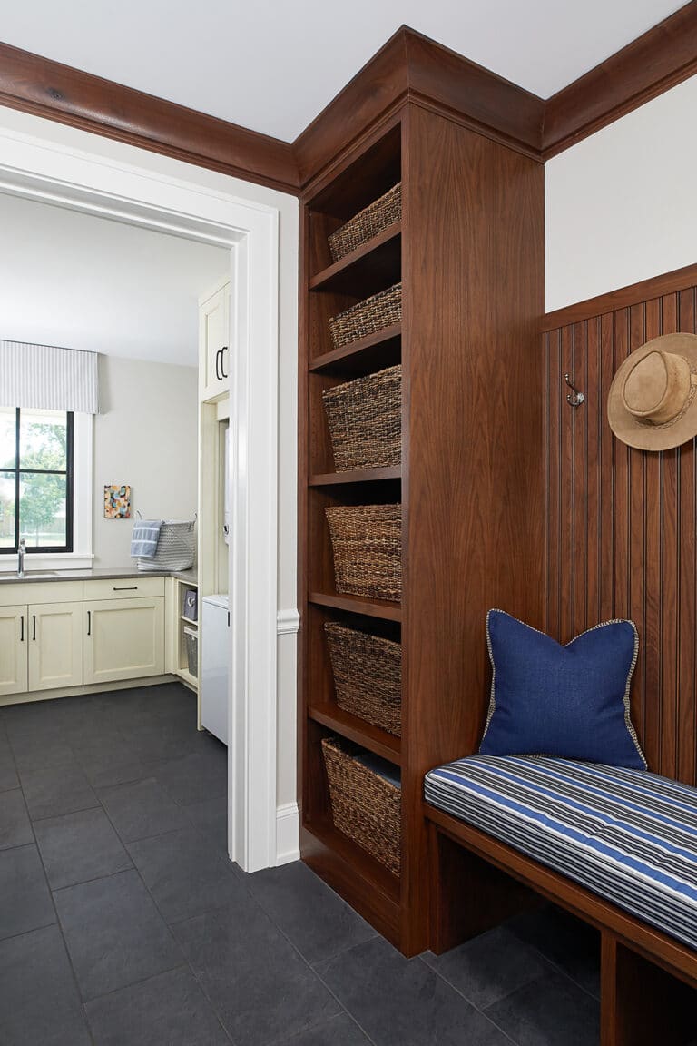 Classic Farmhouse Entryway Cabinets