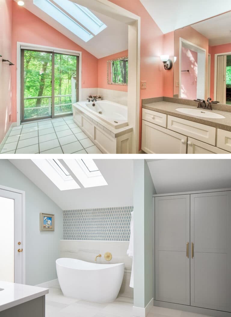 Hidden Lakes Before After Master Bathroom Remodel