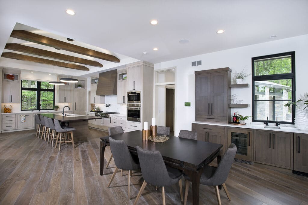 Modern Prairie Style Kitchen Dining