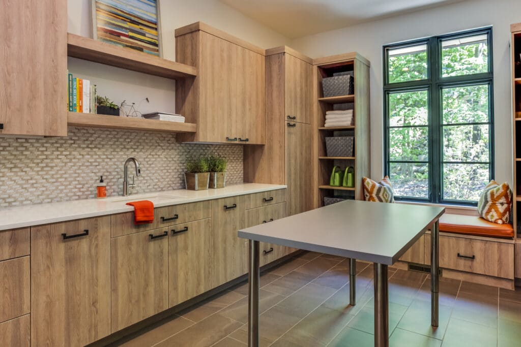 Modern Prairie Style Laundry Room