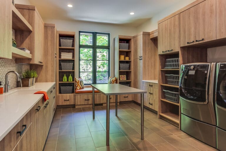 Modern Prairie Style Laundry Room