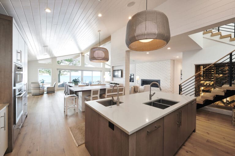 The Aerie Grand Haven Cottage Great Room Wine Cellar