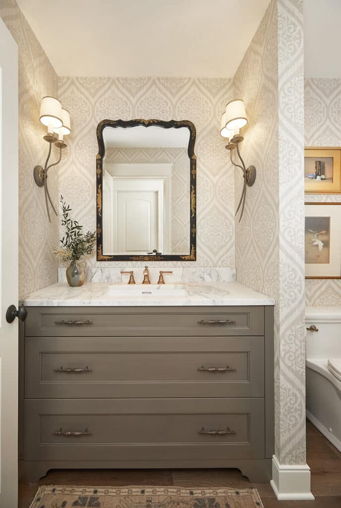 French Country Bathroom Vanity