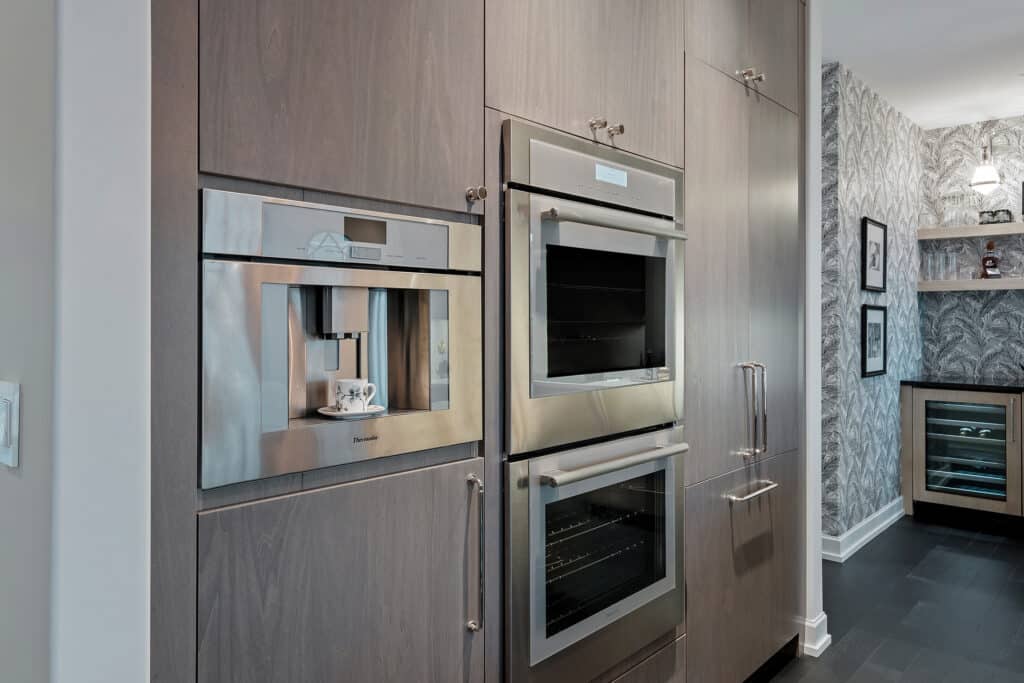 Contemporary Cottage Kitchen Appliance Wall