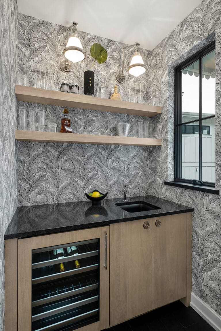 Contemporary Cottage Wet Bar