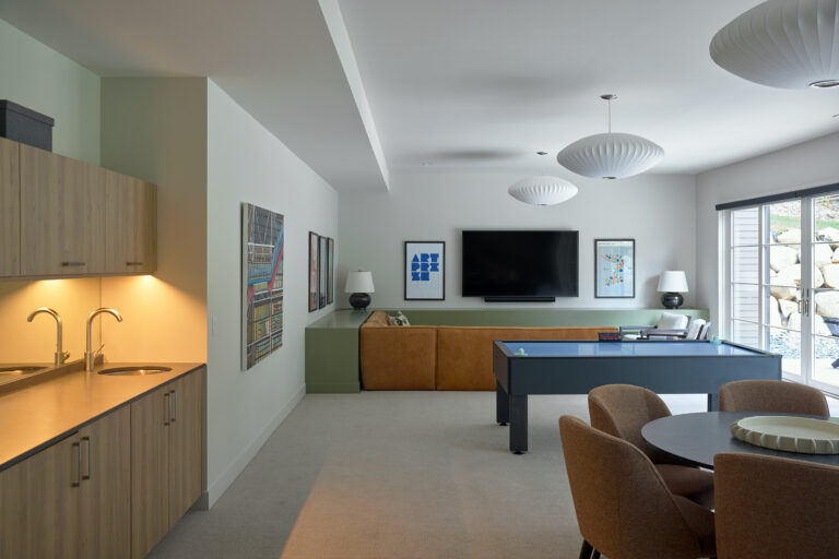Modern Basement Wet Bar