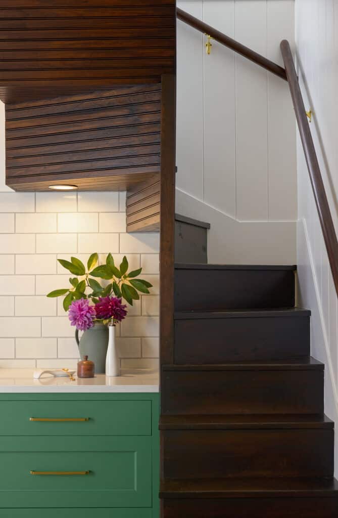 Cottage Kitchen Stairs